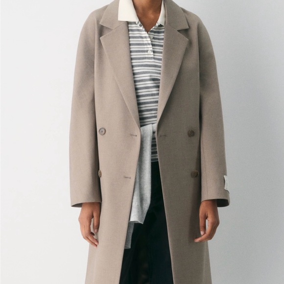 Aritzia Jackets & Blazers - Aritzia - The Slouch Coat (Re)essential in Heather Nomad Taupe (2XS)